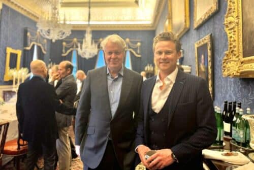 magician-standing-with-lord-spencer-at-his-60th-birthday magician-standing-with-lord-spencer-at-his-60th-birthday